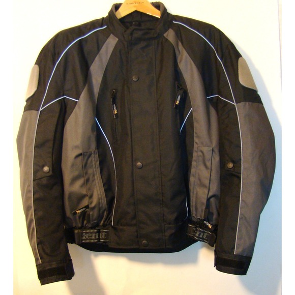 Xelement Other - NEW! Xelement Motorcycle Jacket BIG & TALL Black/Gray Zip Out Liner SIZE 3XL  AC